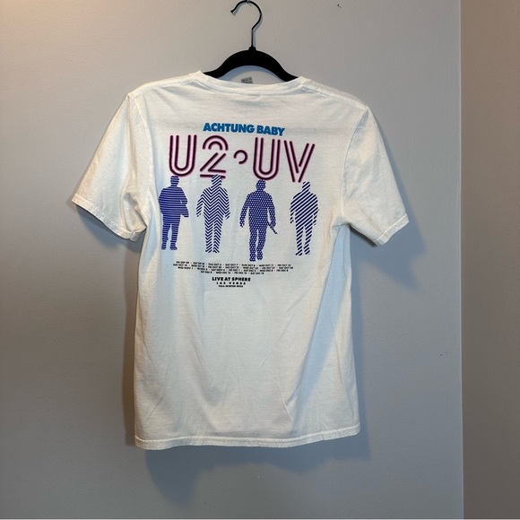 U2 tee shirt live at Spear has small stain as seen in pictures 2023 - Picture 2 of 5